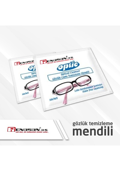 Gözlük Temizleme Mendili 50 Kutu