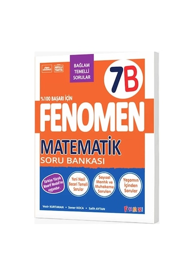 Fenomen Müfredat Yeni Maarif Modeli 7. Sınıf Matematik B Serisi