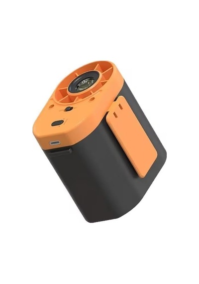 Df-92 Çok Fonksiyonlu Bele Takılan Mini Fan Gri Diğer