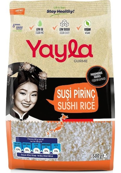 Yayla Gurme Sushi Pirinci 500 Gr