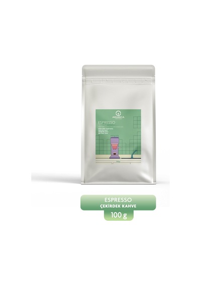 Espresso Kahve 100g Çekirdek Kahve Taze Kavrulmuş Çekirdek
