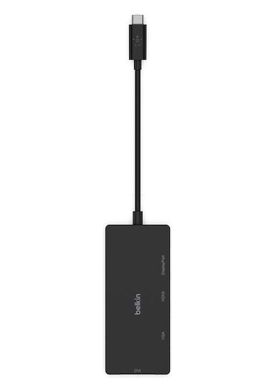Belkin Avc003btbk Usb-c Video Adaptör Hdmı, Displayport, Dvı, Vga