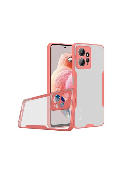 Flzdgnkr Newface Xiaomi Redmi Note 12 4g Kılıf Platin Silikon - Pembe