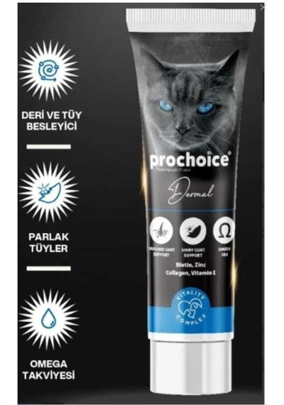 Prochoice Pro Choice Dermal Deri Ve Tüy Sağlığı İçin Biotinli Kedi Pastesi 100 Ml