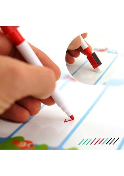 Aylık Magnet Planlayıcı , 35X50 Manyetik Yazı Tahtası 3 Ad. Kalem