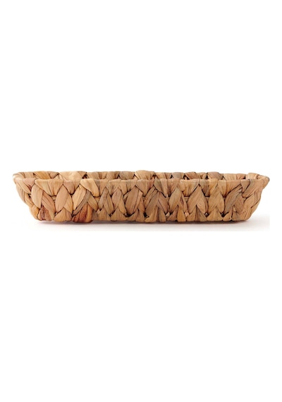 Tohanaa Hasır Oval Ekmek Sepeti - 28x6x5 Cm Çok Renkli