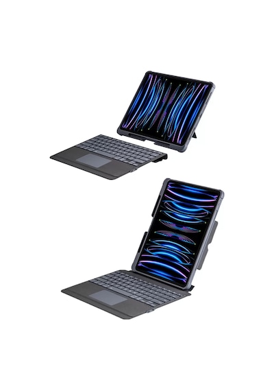 Newface Apple T5509d iPad Uyumlu Pro 12.9 2022 Kılıf Palermo Ledli Klavyeli Standlı Tablet Kılıfı - Siyah Arka Kapak Newface Apple T5509d iPad Uyumlu Pro 12.9 2022 Kılıf Palermo Ledli Klavyeli Standlı Tablet Kılıfı - Siyah Arka Kapak