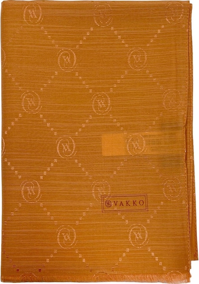 Vakko Pamuk İpek Şal - Monogram - Kiremit
