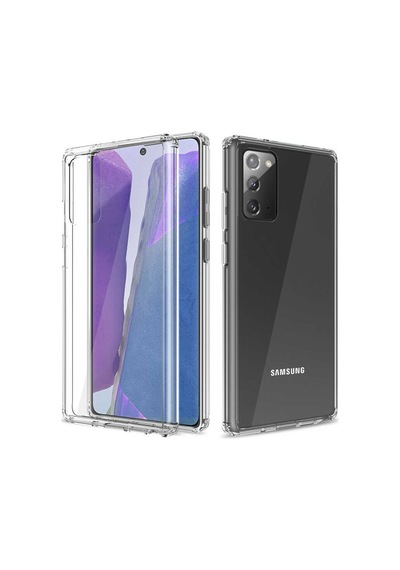 Samsung Uyumlu Galaxy Note 20 Kılıf Şeffaf Nitro Anti Shock Kapak Renksiz