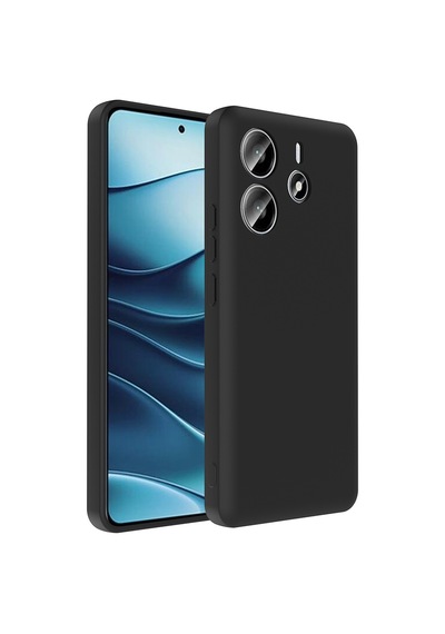 Xiaomi Redmi Note 14 4g Kılıf Kamera Korumalı Kartlık Hazneli Zore Vitra Kapak Siyah