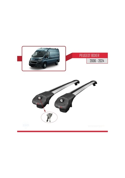 Peugeot Boxer 2006 Ve Sonrası İle Uyumlu Ace-1 Ara Atkı Tavan Barı Gri