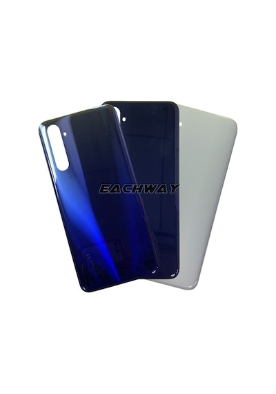 Oppo Realme 6 Pil Kapağı Arka Konut Kapı Cam Kasa Cep Telefonu Yedek Parçaları Rmx2001 Pil Arka Kapak Mavi Mavi