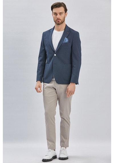 İmza Koyu Lacivert Desenli Kırlangıç Yaka Likralı 6 Drop Slim Fit Dar Kesim Casual Ceket 1002240155-koyu Lacivert Koyu Lacivert İmza Koyu Lacivert Desenli Kırlangıç Yaka Likralı 6 Drop Slim Fit Dar Kesim Casual Ceket 1002240155-koyu Lacivert Koyu Lacivert