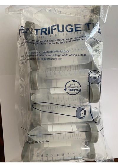 Falkon Tüpü Dibi Konik 50 Ml - Taksimatlı - Kapaklı 50'Li Pk