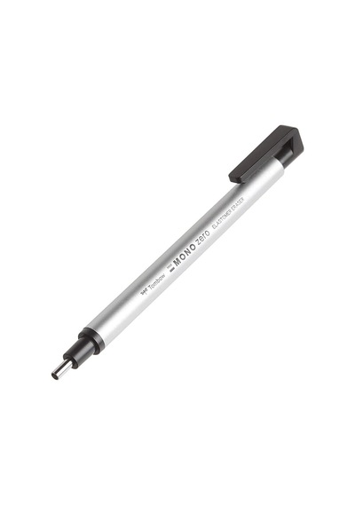 Tombow Mono Zero Kalem Silgi 2,3mm Gümüş