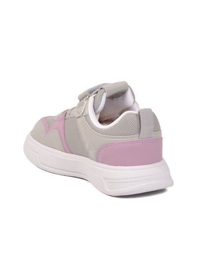 Reyber Buz Lila Cırtlı Fileli Hafif Unisex Çocuk Spor Ayakkabı 026 F Buz-lila