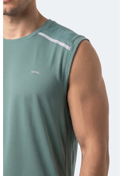 Slazenger Rexıs Erkek Kolsuz Su Yeşili Tişört