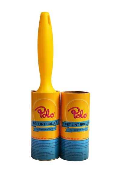 Polo Kedi Tüy Toplama Rulosu 30 Yaprak + Yedek Tüy Toplama Rulosu 30 Yaprak