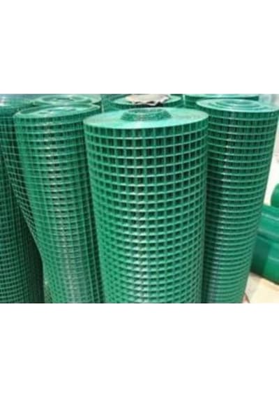 Yamanlar Pvc Kaplı Puntalı Yeşil Tel 12X12 Gözaralıklı 09Mm Ka...
