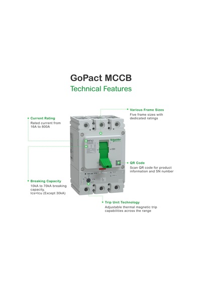 G12f3f100 Mccb 125 F 3p3d 100a Sabit Gopack
