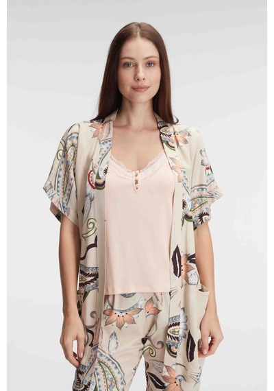 Man5840-1177 Anıl Ev Giyim Man5840 Anıl 5840 İp Askılı V Yaka Kadın Viskon Çiçek Desenli Yazlık Dantel Detaylı Pijama Takımı Sabahlık Koyu Ten Man5840-1177 Anıl Ev Giyim Man5840 Anıl 5840 İp Askılı V Yaka Kadın Viskon Çiçek Desenli Yazlık Dantel Detaylı Pijama Takımı Sabahlık Koyu Ten