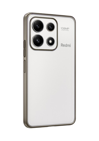 Xiaomi Poco X6 Pro Uyumlu Kılıf Lensli Silikon - Gold
