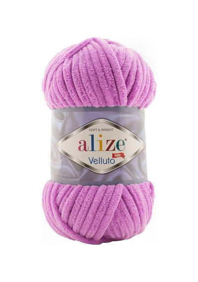 Alize Velluto 378 Orkide Kadife El Örgü İpi