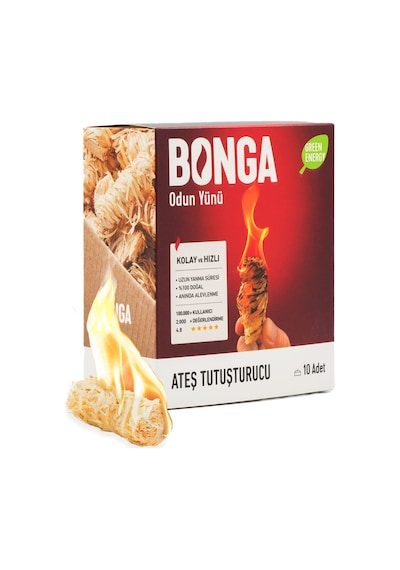 Bonga Odun Yünü Tutuşturucu 10 Adet / 140 G