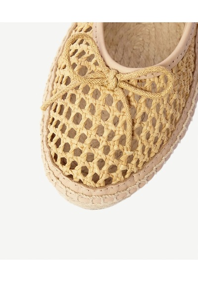 Yargıcı Rafya Örgülü Mary Jane Espadril 26ykay4034x 017 Bej