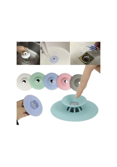 3 Adet Lavabo Tıpası Ve Süzgeç Silikon Lavabo Süzgeci Tıkanma Önleyici Silikon Diğer