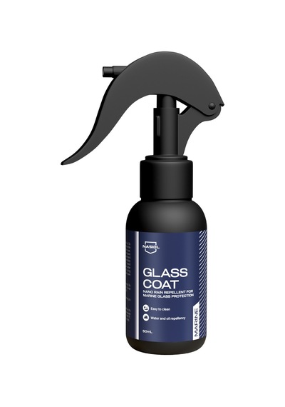 Nasiol Glasscoat Marine Cam Koruma Nano Yağmur Kaydırıcı Yat ve Tekne Bakımı 1 Sezon Dayanım 50 ML