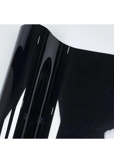 Esemiz Piano Black Parlak Siyah Hava Kanallı Üstü Koruma Jelatinli Folyo- Boyut : 152 Cm X 20 Cm
