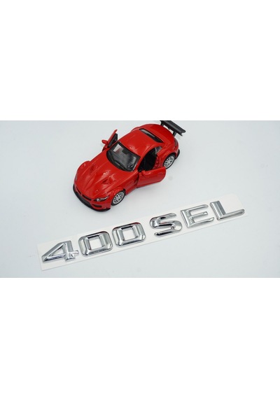 400 SEL Bagaj Krom Metal 3M 3D Yazı Logo