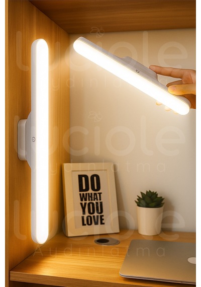 Usb Şarjlı Martı Led Lamba 3w Dokunmatik 3 Renk Işık Mıknatıslı Ve Taşınabilir Tasarım 30 Cm