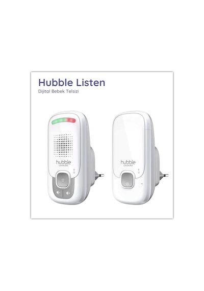 Hubble Listen Dijital Bebek Telsizi Beyaz 50C35137923N1