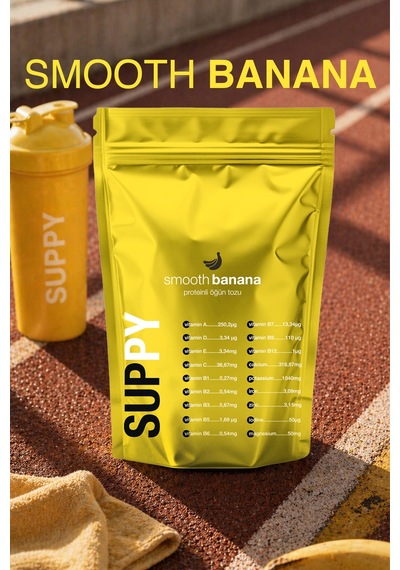 Suppy Smooth Banana Muzlu Proteinli Öğün Tozu 600 G Muz