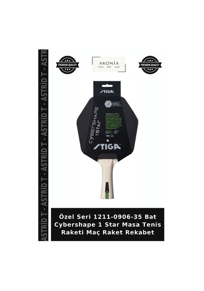 Özel Seri 1211-0906-35 Bat Cybershape 1 Star Masa Tenis Raketi Maç Raket Rekabet