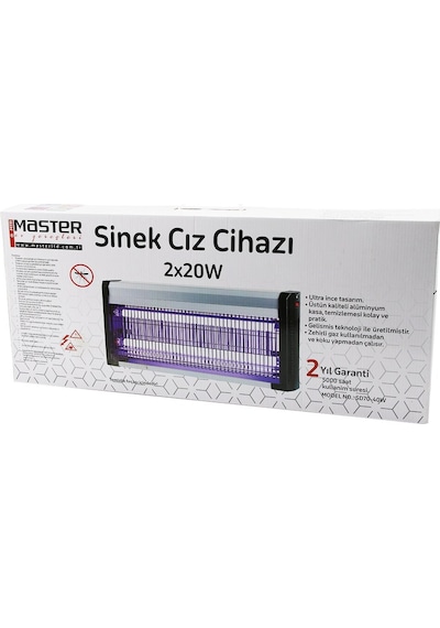 40w Lüx Kasa - Beyaz Kutu 2x20w Sinek Öldürücü Cız Makine Sd-70 5570