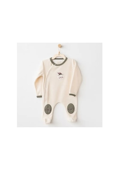 Andywawa Bebek Kadife Tulum - Andywawa - Ecru - 0-1 Ay - Ac26194-ecru-0-1 Ay ekru