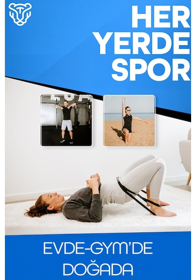 5+15+25+35 Kg 4'lü Set Barfiks Lastiği Gym Resistance Band Antrenman Kas Geliştirme Bandı 4 Boy