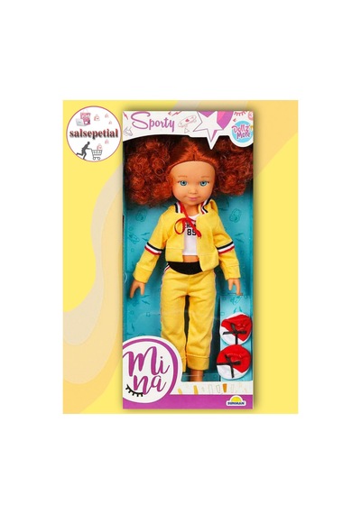 Büyük Boy Et Bebek 35cm Mina Sporcu Bebek Gerçekçi Aksesuarlı Model Bebek 35cm