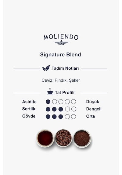 Moliendo Signature Coffee Blend Çekirdek Kahve 250 G