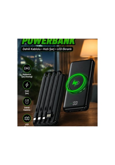 10000 Mah Wireless Powerbank 22.5w Hızlı Şarj 15w Kablosuz Şarj Renkli 85127458