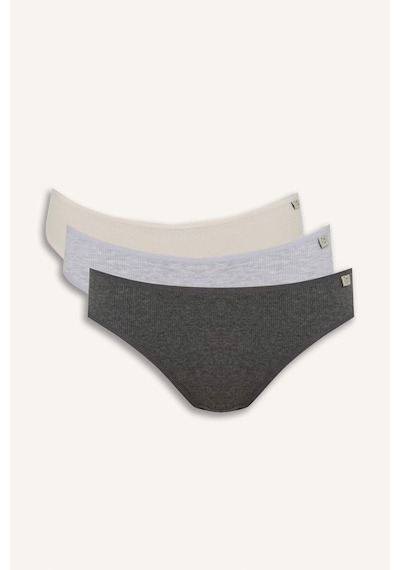 DeFacto Ribana 3'lü Askılı Brief Külot-Fall in Love D6404AX25SPPN36