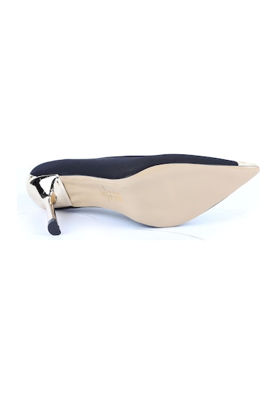 Libero L085.k995 Kadın Stiletto İnce Topuklu Sivri Burun Nubuk Altın Detaylı Gece Ayakkabısı Siyah Libero L085.k995 Kadın Stiletto İnce Topuklu Sivri Burun Nubuk Altın Detaylı Gece Ayakkabısı Siyah