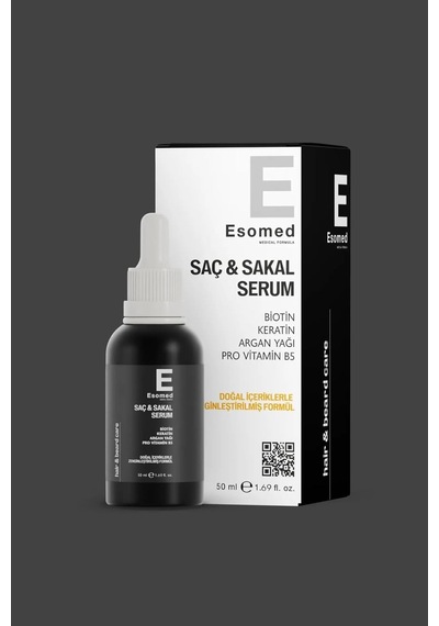 Tr Saç Ve Sakal Dökülmesine Karşı Saç Ve Sakal Kıl Uzatıcı Serum Bitkisel Saç Sakal Serumu 50ml