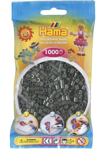 1.000'Lik Hama Midi Boncuk - Koyu Yeşil