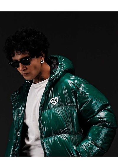 Yeşil Oversize Mont Yeşil