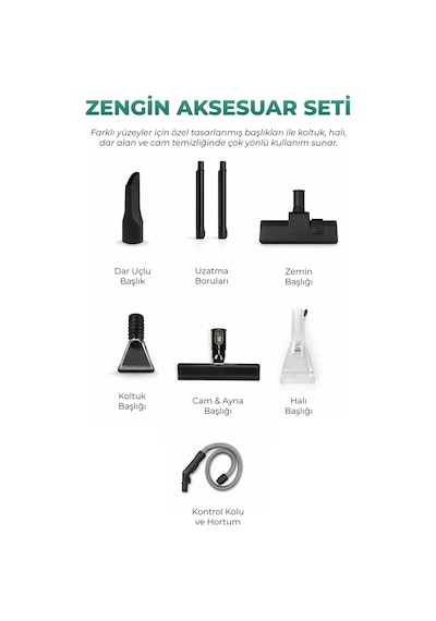 Kt-503 Premium Koltuk & Halı Yıkama Makinesi 800w 17 Kpa