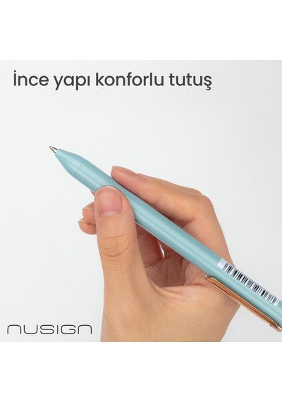 Nusıgn Jel Kalem 0.5 Mm İnce Uç Pürüzsüz Yazı Kalemi Çok Renkli